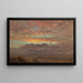 View of the Hudson Valley New York - Frederic Edwin Church — framed artwork on a wall