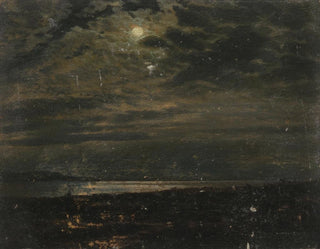 Luna en la costa de Maine - Frederic Edwin Church — vista de la obra