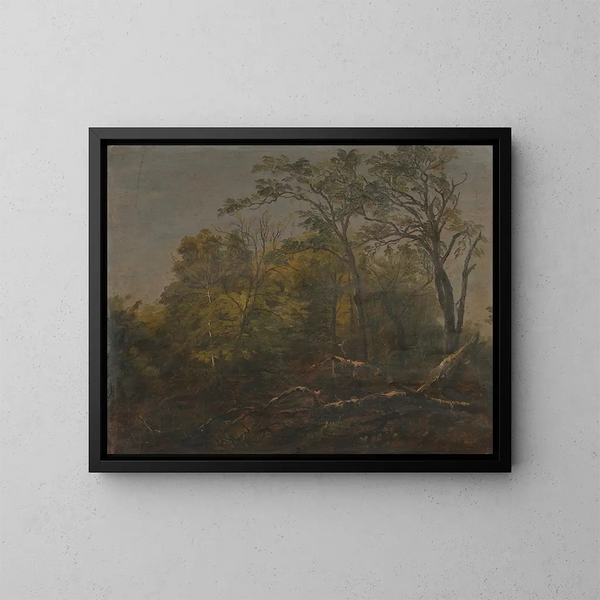 Bois du Maine - Frederic Edwin Church — framed artwork on a wall