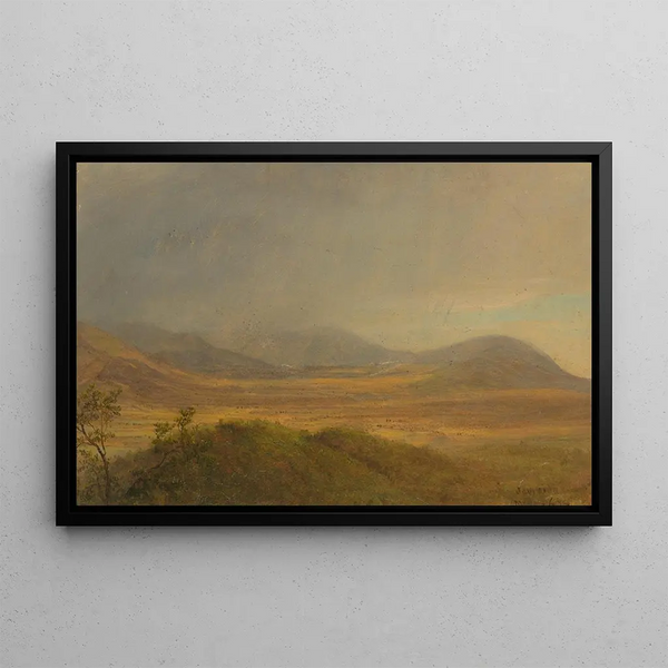 Paisaje montañoso IV - Frederic Edwin Church — cuadro enmarcado en la pared