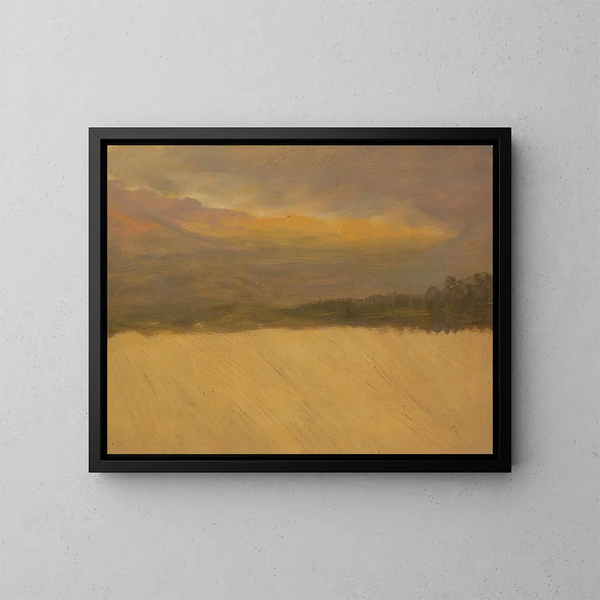 Paisaje montañoso - Frederic Edwin Church — cuadro enmarcado en la pared