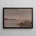 Isla de Mount Desert, costa de Maine - Frederic Edwin Church — cuadro enmarcado en la pared