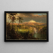 Averse passagère sous les tropiques - Frederic Edwin Church — framed artwork on a wall