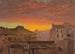 Techos de Roma al atardecer - Frederic Edwin Church — vista de la obra