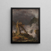 Tempestad en las montañas - Frederic Edwin Church — cuadro enmarcado en la pared