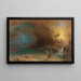 Estudio para la apoteosis de Thomas Cole - Frederic Edwin Church — cuadro enmarcado en la pared