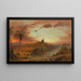 para un paisaje imaginario de América del Sur - Frederic Edwin Church — cuadro enmarcado en la pared