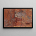 Estudio de Rocas Petra - Frederic Edwin Church — cuadro enmarcado en la pared