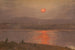 Vista del Hudson al atardecer - Frederic Edwin Church — vista de la obra