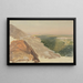 Vista de una llanura con Damas, Siria, desde las montañas - Frederic Edwin Church — cuadro enmarcado en la pared