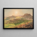 Vista de la Acrópolis de Atenas - Frederic Edwin Church — cuadro enmarcado en la pared