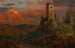 Watchtower in Italy - Frederic Edwin Church — artwork view