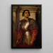Un Condottiere - Frederic Leighton — cuadro enmarcado en la pared