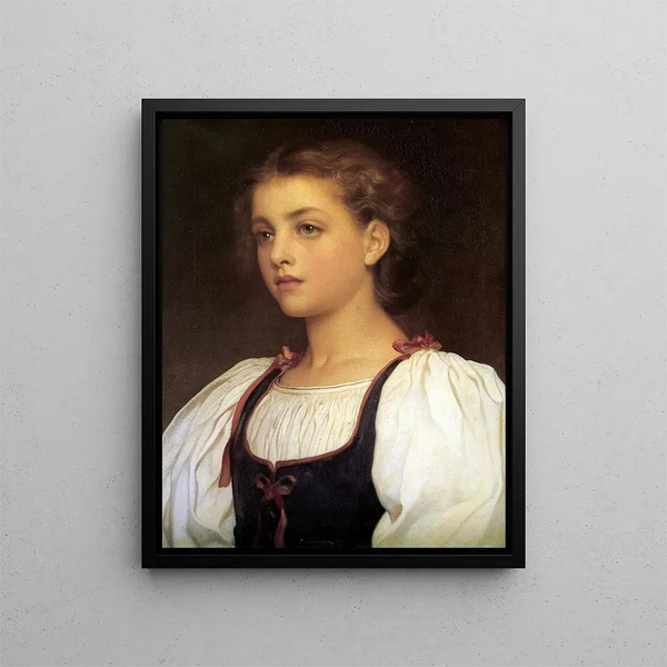 Blond Painting - Frederic Leighton — framed artwork on a wall