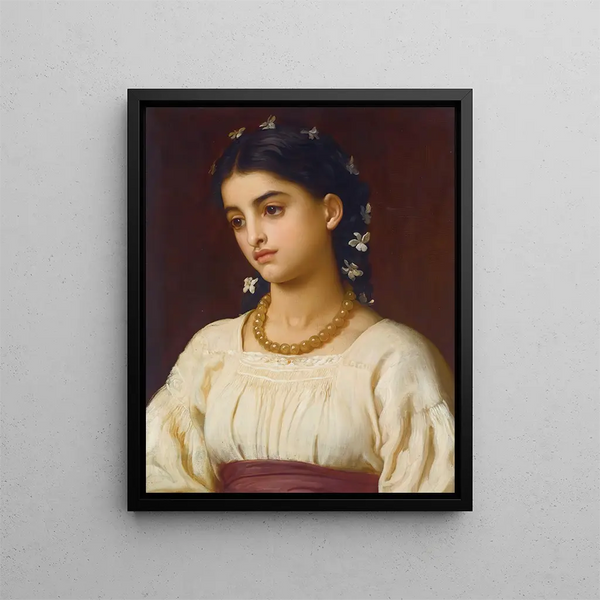 Catherine - Frederic Leighton — framed artwork on a wall