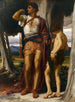 El Signo de Jonatán a David - Frederic Leighton — vista de la obra