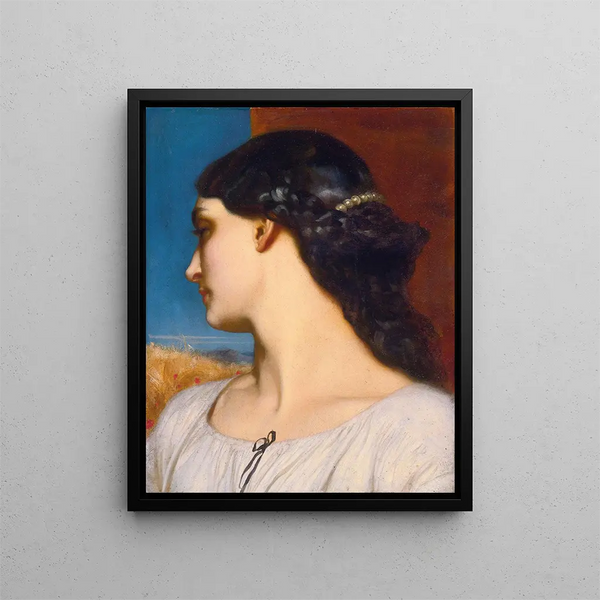 La Nanna - Frederic Leighton — framed artwork on a wall