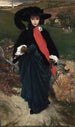Retrato de May Sartoris - Frederic Leighton — vista de la obra