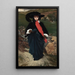 Retrato de May Sartoris - Frederic Leighton — cuadro enmarcado en la pared