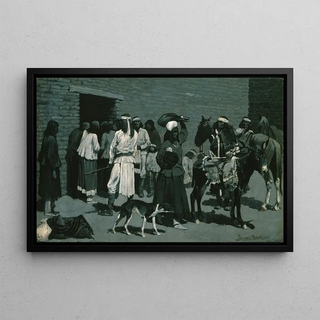 Frederic Remington - Pueblo Indian Village.webp