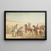 Main Command Signaling - Frederic Remington — framed artwork on a wall