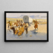 The Emigrants - Frederic Remington — framed artwork on a wall