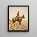El Mirador - Frederic Remington — cuadro enmarcado en la pared