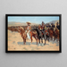 El Major mexicano - Frederic Remington — cuadro enmarcado en la pared