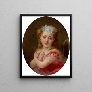 Frederick Arthur Bridgman - Portrait of a Young Girl.webp
