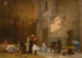 oración en la mezquita de El Cairo - Frederick Arthur Bridgman — vista de la obra