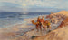 sobre la costa de Tánger, Atlántico - Frederick Arthur Bridgman — vista de la obra