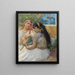 Dos jóvenes argelinos - Frederick Arthur Bridgman — cuadro enmarcado en la pared