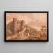 Castillo de Carisbrook, Isla de Wight - Frederick Calvert — cuadro enmarcado en la pared