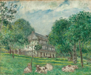 Vacas al mediodía - Frederick Carl Frieseke — vista de la obra