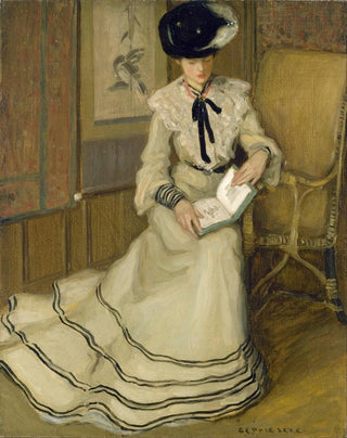 Frederick Carl Frieseke - Girl Reading.webp