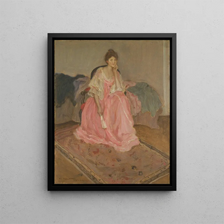 Frederick Carl Frieseke - Lady in Pink.webp