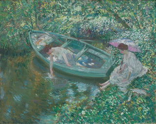 Repos a mediodía - Frederick Carl Frieseke — vista de la obra