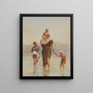 Frederick Goodall - Leaving the Village.webp
