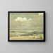 Ombres nuageuses dans la vallée de Lambourne - Frederick Hall — framed artwork on a wall