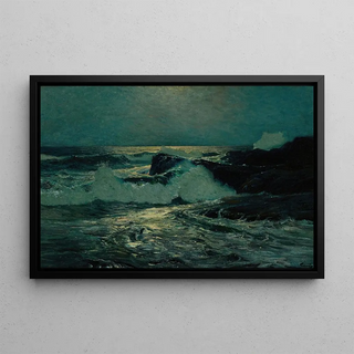 Frederick Judd Waugh - Early Moonrise.webp