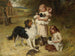 Rival Families Painting - Frederick Morgan — artwork view