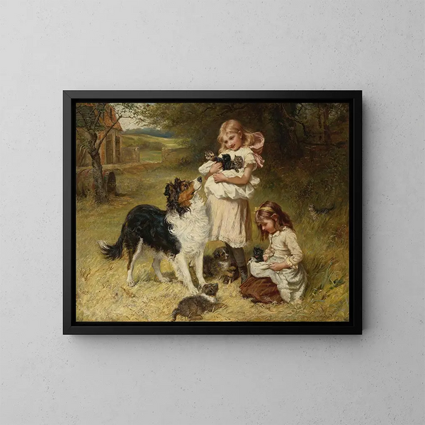 Familias rivales - Frederick Morgan — cuadro enmarcado en la pared