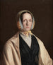 Portrait of a lady with a bonnet and shawl - Frederick Randolph Spencer — artwork view