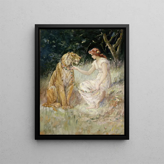 Frederick Stuart Church - Lady and the Tiger.webp