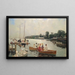 Regata en el Alster exterior Hamburgo - Frederick Vezin — cuadro enmarcado en la pared