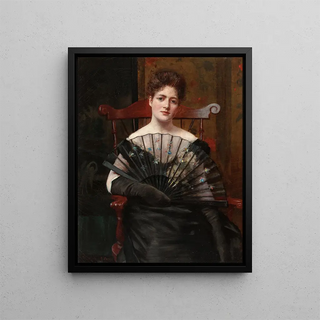 Frederick Warren Freer - Portrait of the Artists Wife Margaret Cecilia Keenan.webp