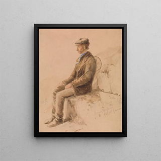 Frederick William Hulme - Man with a Gaff.webp