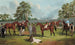 Group painting in the Dowling Forest racecourse enclosure, Ballarat 1863 - Frederick Woodhouse — artwork view