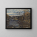 Sandvikselven - Frederik Collett — framed artwork on a wall