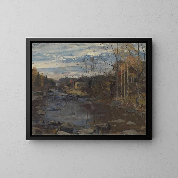 de Sandvikselven - Frederik Collett — cuadro enmarcado en la pared